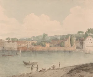 Vauxhall lépcső, a Millbank -tól, 1797. július 5